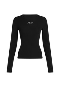 MOCK NECK - Long sleeved top - black