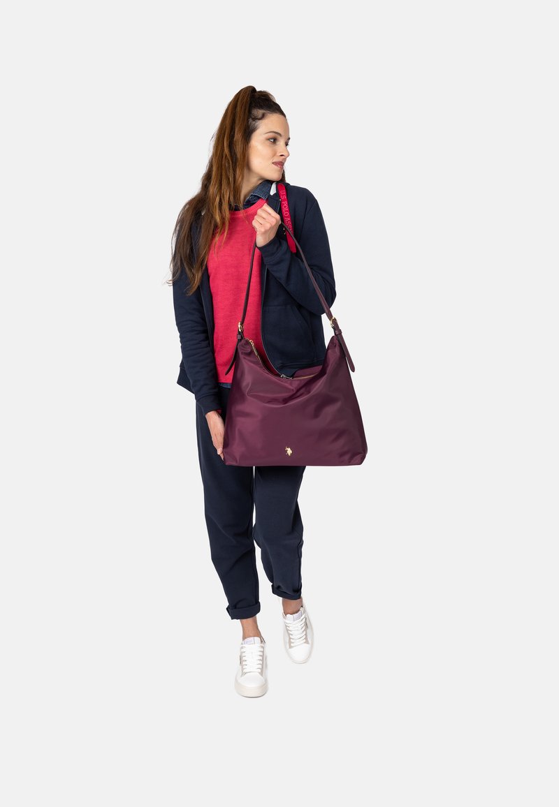 U.S. Polo Assn. HOBO ciemnoczerwony