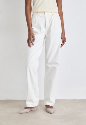 Džíny Straight Fit - white