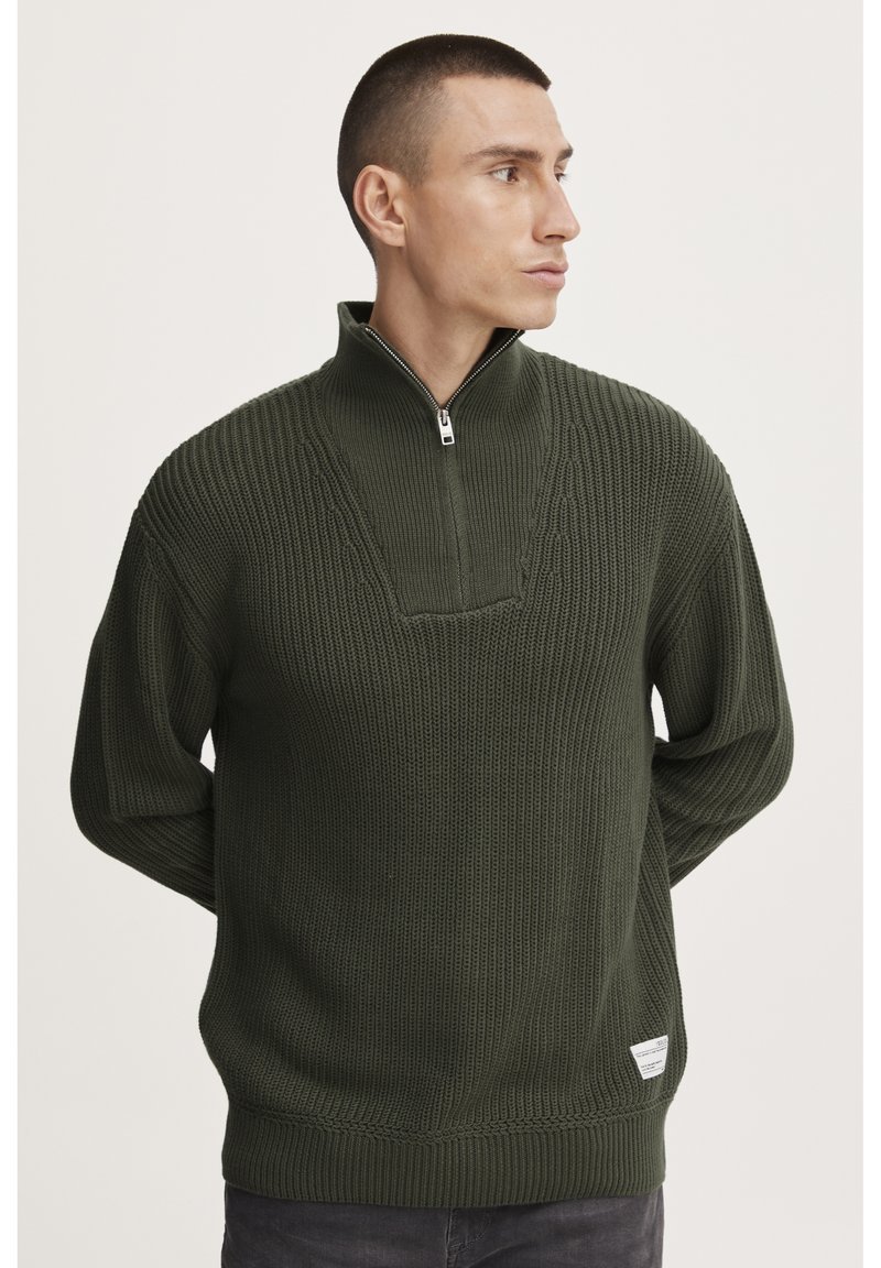 Solid - SDCHRISTO  - Strickpullover - thyme, Vergrößern