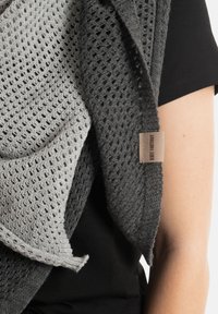 Knit Factory Sjaal - solid grey