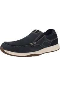 Clarks Zapatillas - navy nubuck