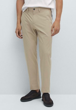 REGULAR-FIT TECHNICAL - Chino - mottled brown