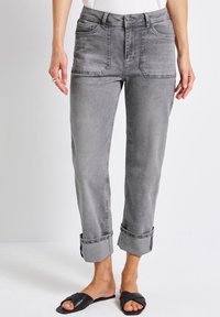 Street One Jeans Straight Leg - grau