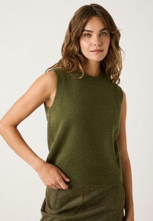 SOFTER RUNDHALS - Pullover - olive leaf