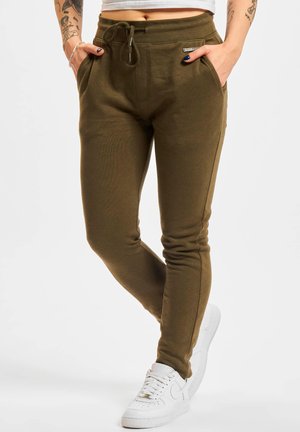 POPPY - Tracksuit bottoms - olive