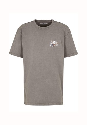 MJ Gonzales, HEAVY ACID WASHED - Camiseta estampada - asphalt