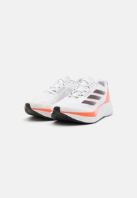 adidas Performance DURAMO SPEED - Scarpe da corsa su strada - footwear white/aurora metallic/solar red