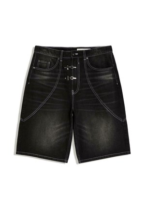 Bershka, Short en jean - black