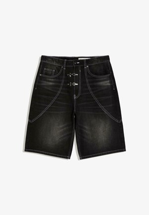 Bershka, Short en jean - black
