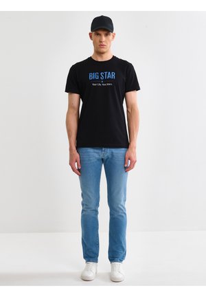 BRUNO_SS - Print T-shirt - black