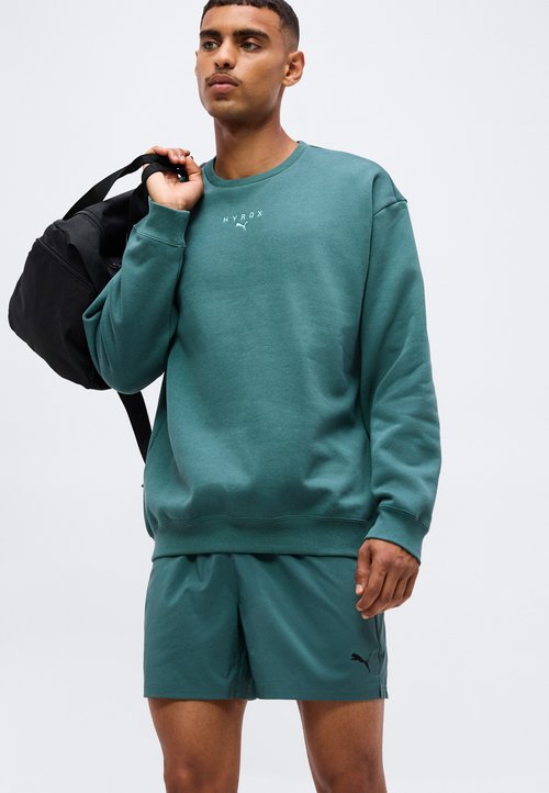 PUMA X HYROX HEAVYWEIGHT CREWNECK - Sweatshirt - herb garden — photo 4