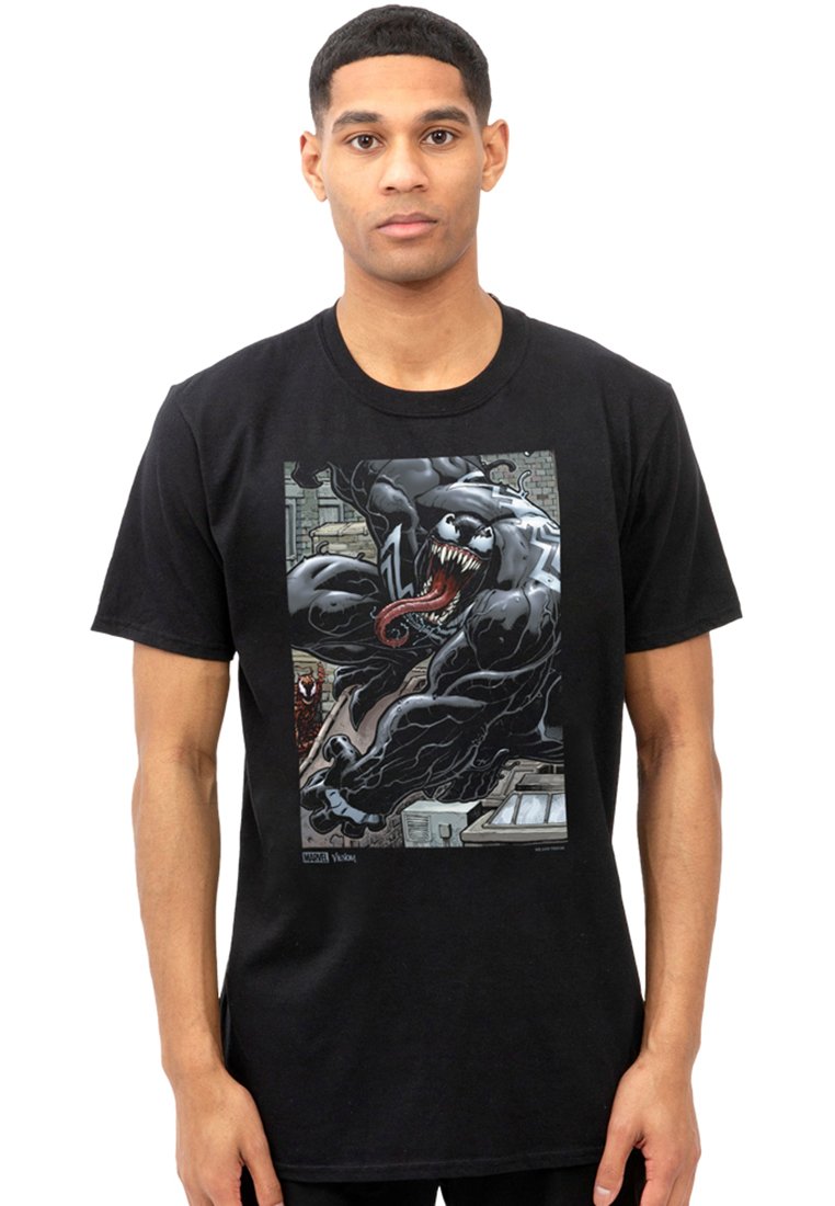 Marvel T-shirt print zwart Marvel T-shirt print zwart