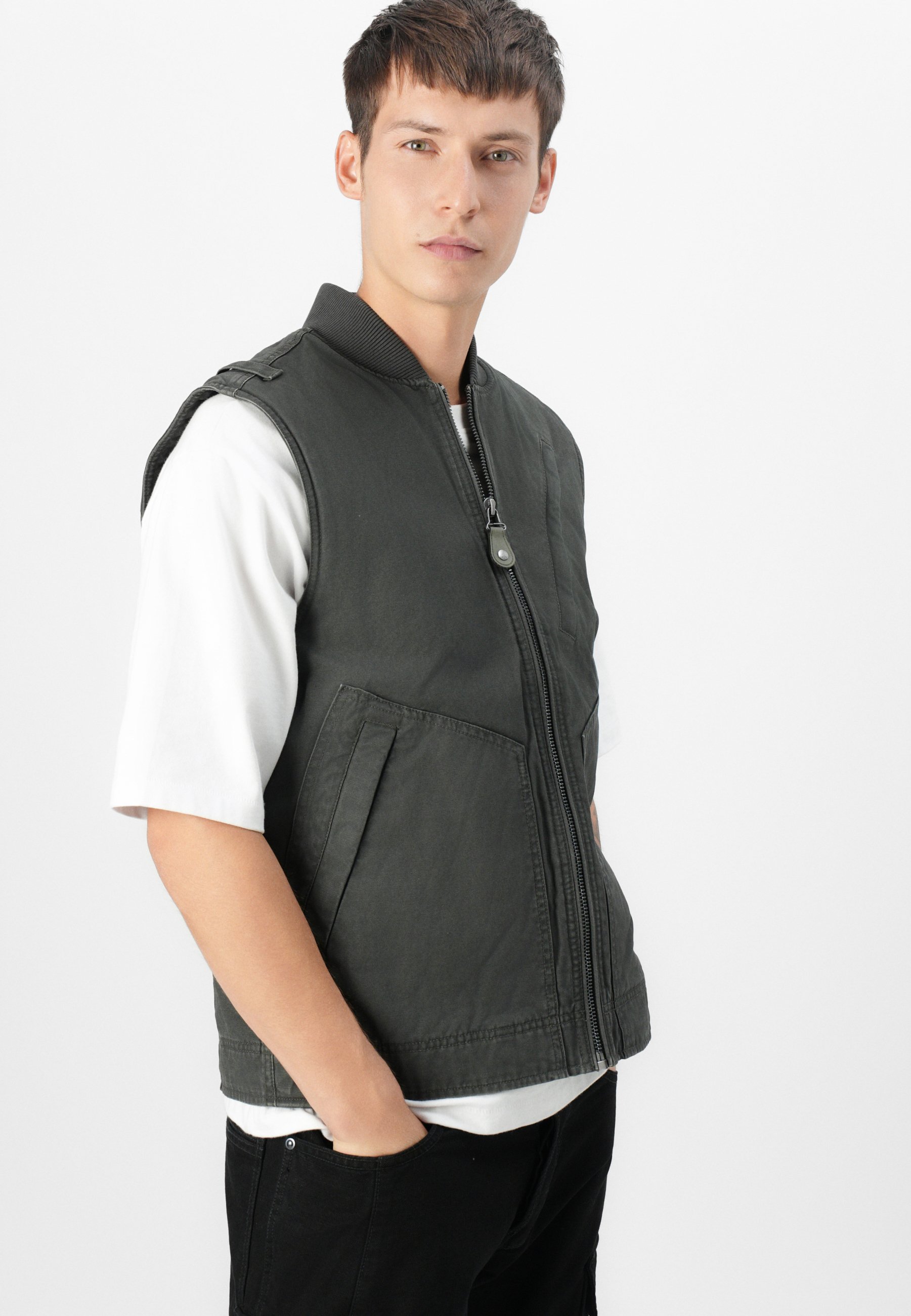 G-STAR DUTY VEST - Waistcoat - asfalt/grey - Zalando.co.uk