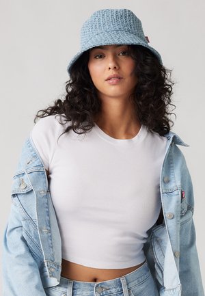 BUCKET HAT - Hat - blue denim