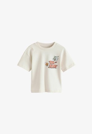 Next, REGULAR FIT - TOM AND JERRY T-SHIRT . - Print T-shirt - ecru