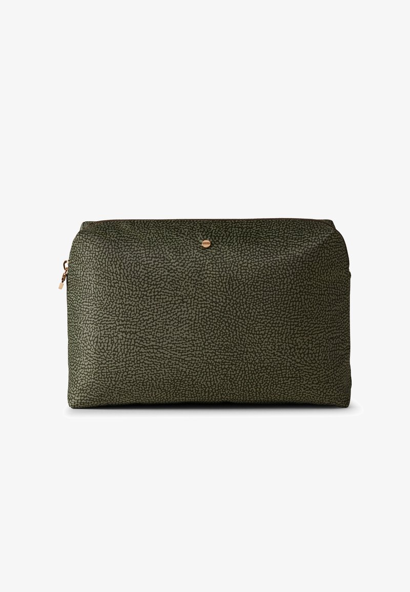 Borbonese MEDIUM  OP  - Kosmetiktasche - military green