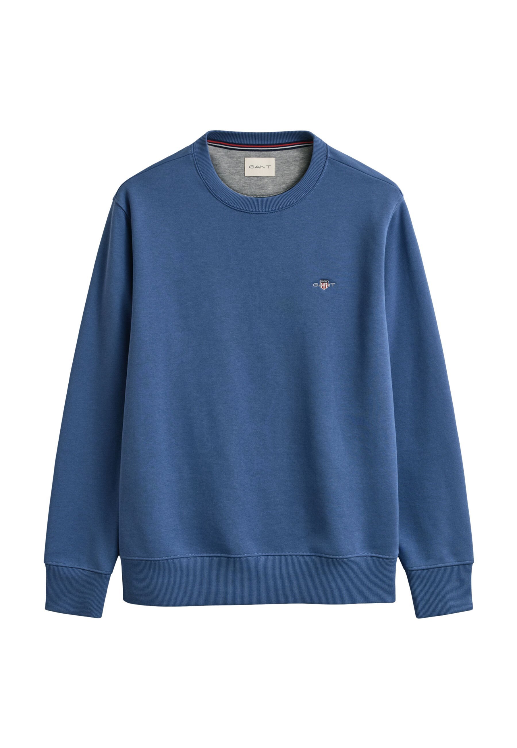 GANT REG SHIELD C NECK - Mikina - vintage blue