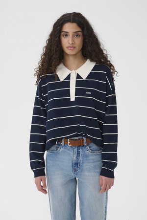 TAIGE  - Polo shirt - skycaptain striped
