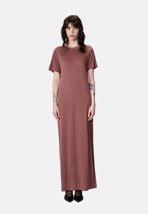 NINA - Vestito di maglina - chocolat