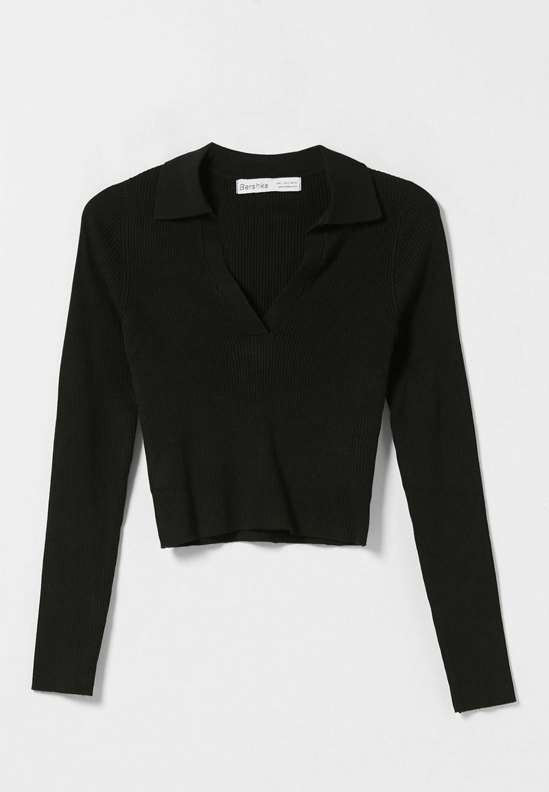 Bershka Longsleeve zwart Bershka Longsleeve zwart