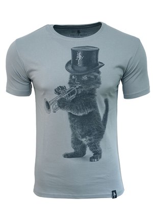 CAT - T-Shirt print - grau