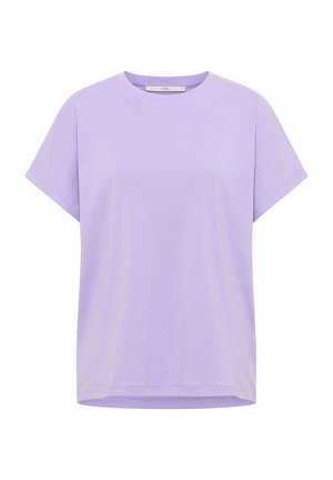 LANIUS, MIT ÜBERSCHNITTENER SCHULTER  - Basic T-shirt - verbena