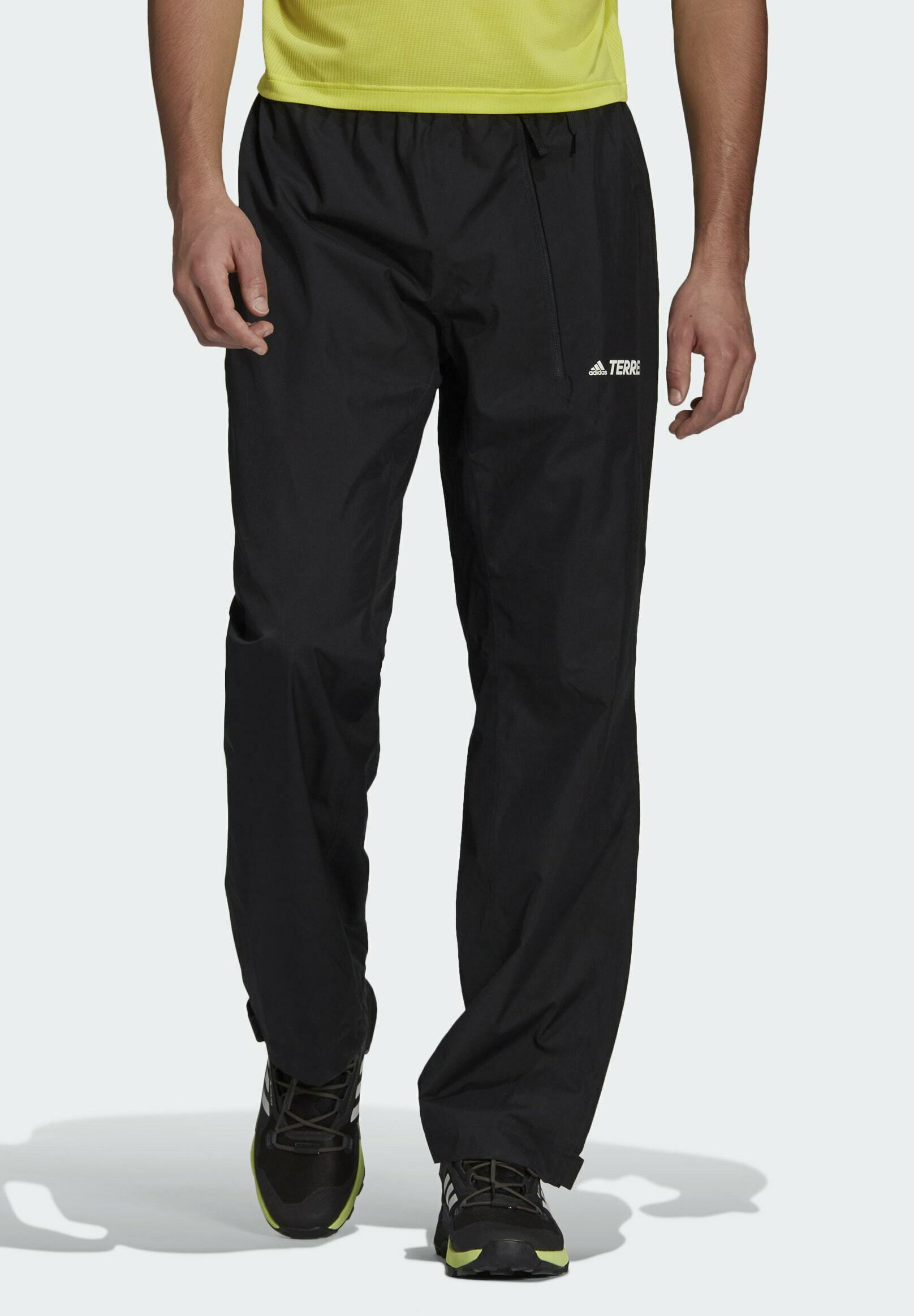 adidas Performance TERREX MULTI RAIN.RDY PRIMEGREEN TWO-LAYER RAIN TRACK -  Trainingsbroek - black/zwart - Zalando.nl