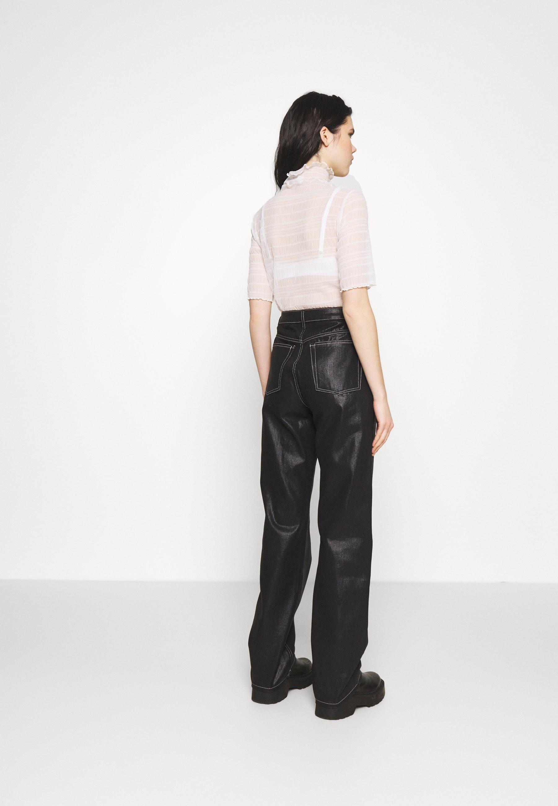 Topshop COATED RUNWAY - Relaxed fit 