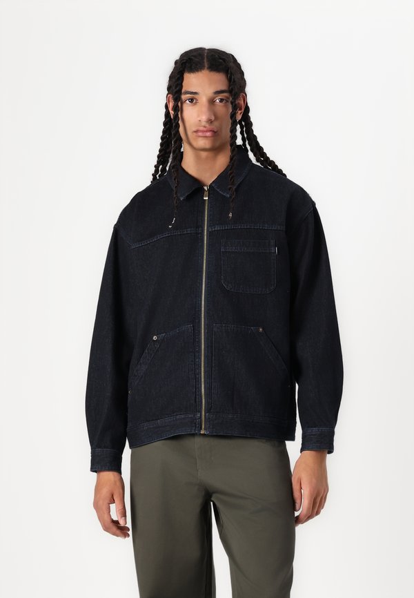 Denim jacket - dark indigo overdye denim