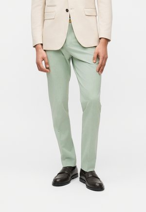 SLHSLIM LIAM - Broek - aqua gray