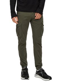 QS SLIM FIT STYLE - Cargohose - olivgrün