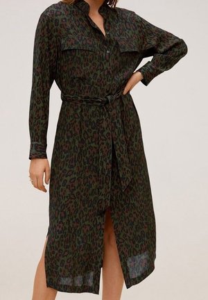 Mango Robe chemise - khaki