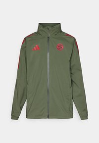 adidas Performance FC BAYERN RAIN JACKET - Klub merchandise - base green