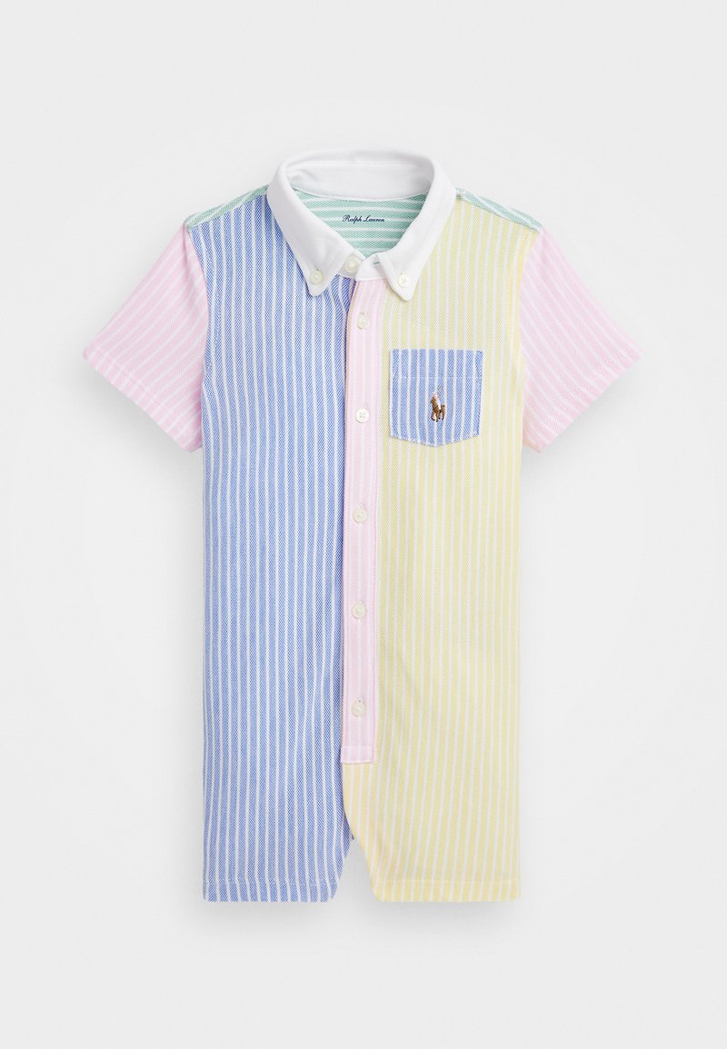 Polo Ralph Lauren BABY OXFORD ONE PIECE SHORTALL Kezeslábas harbor