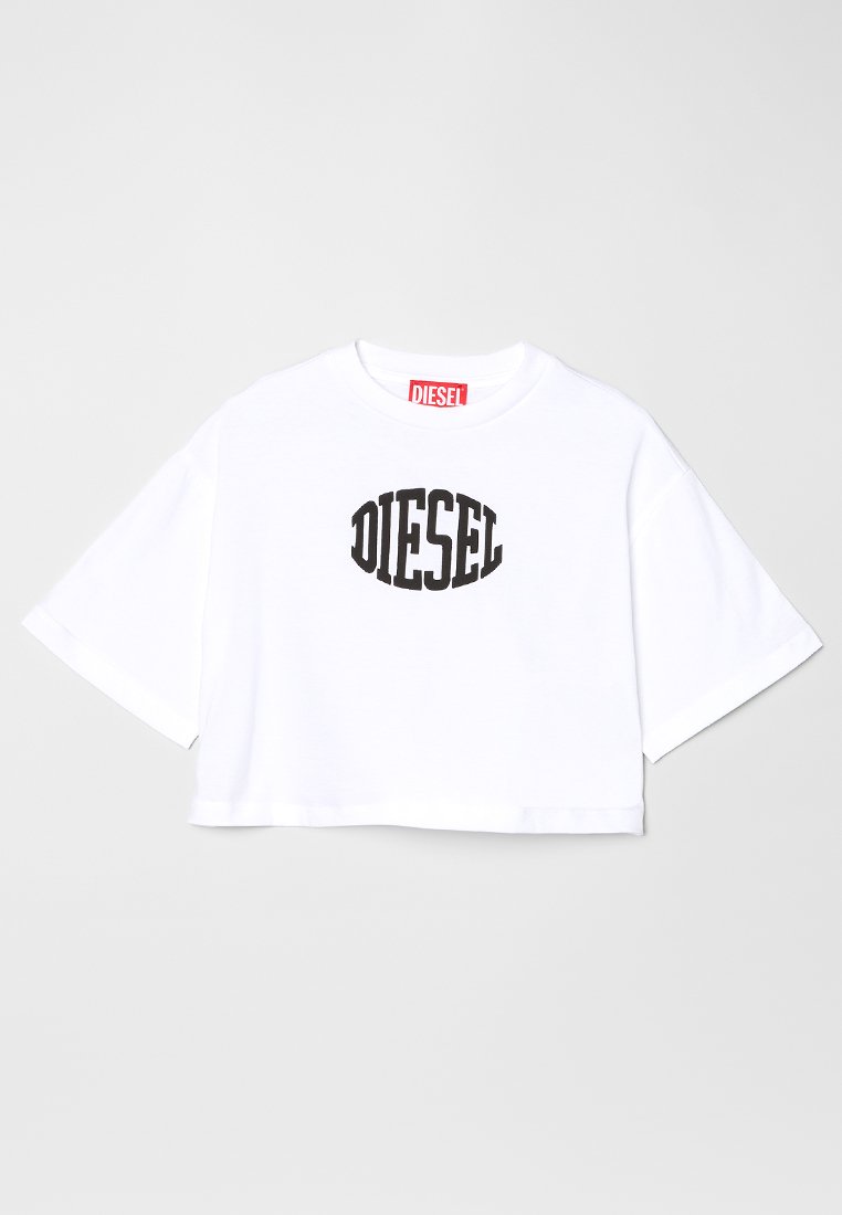 Diesel T-shirt print wit Diesel T-shirt print wit