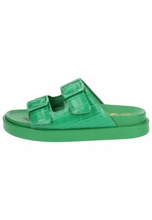 Mules - green croco