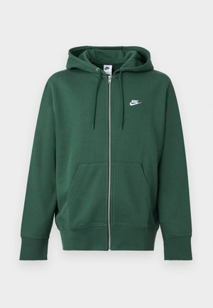 Nike Sportswear, CLUB - Mikina so zipsom - fir/white