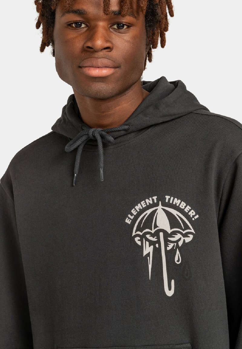 Element TIMBER ANGRY CLOUDS - Hoodie - off black/light grey - Zalando.co.uk