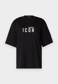 TEE - T-shirt con stampa - black