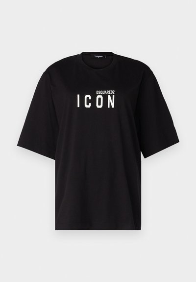 DSQUARED2 ICON TEE - Μπλουζάκι με στάμπα - black