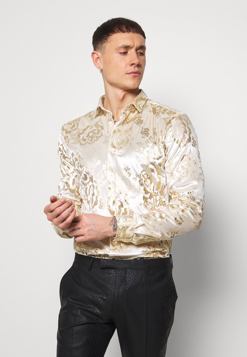 Twisted Tailor - GAINES SHIRT - Camicia - champagne, Ingrandire