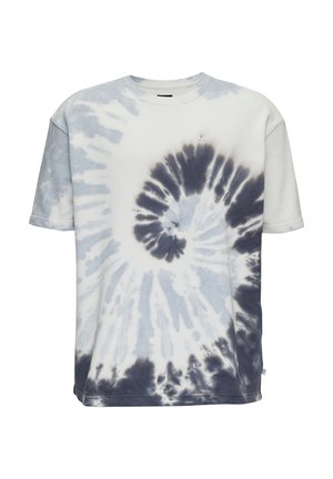 QS T-shirt print - hellblau