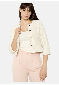 CROPPED - Summer jacket - lt beige