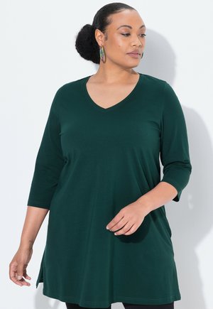 COL V MANCHES 3/4 - Long sleeved top - dark green