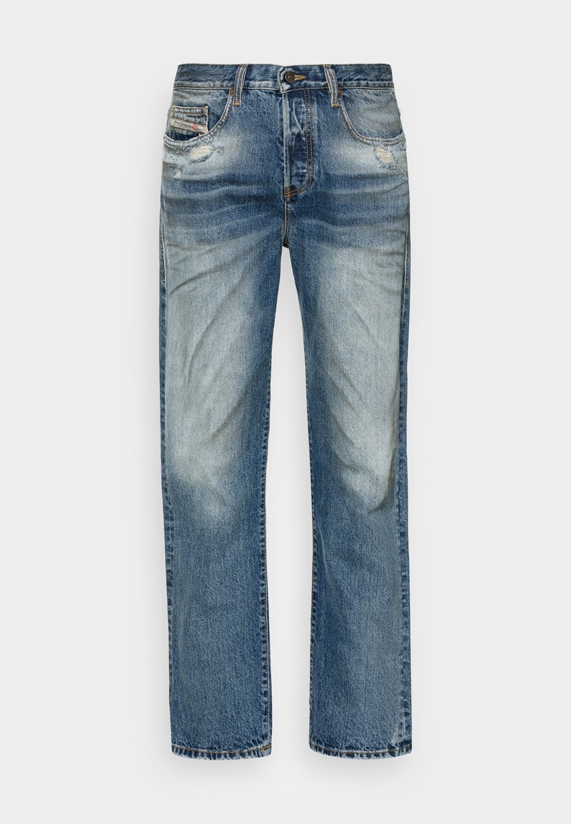 Diesel Straight leg jeans blauw denim/bluedenim