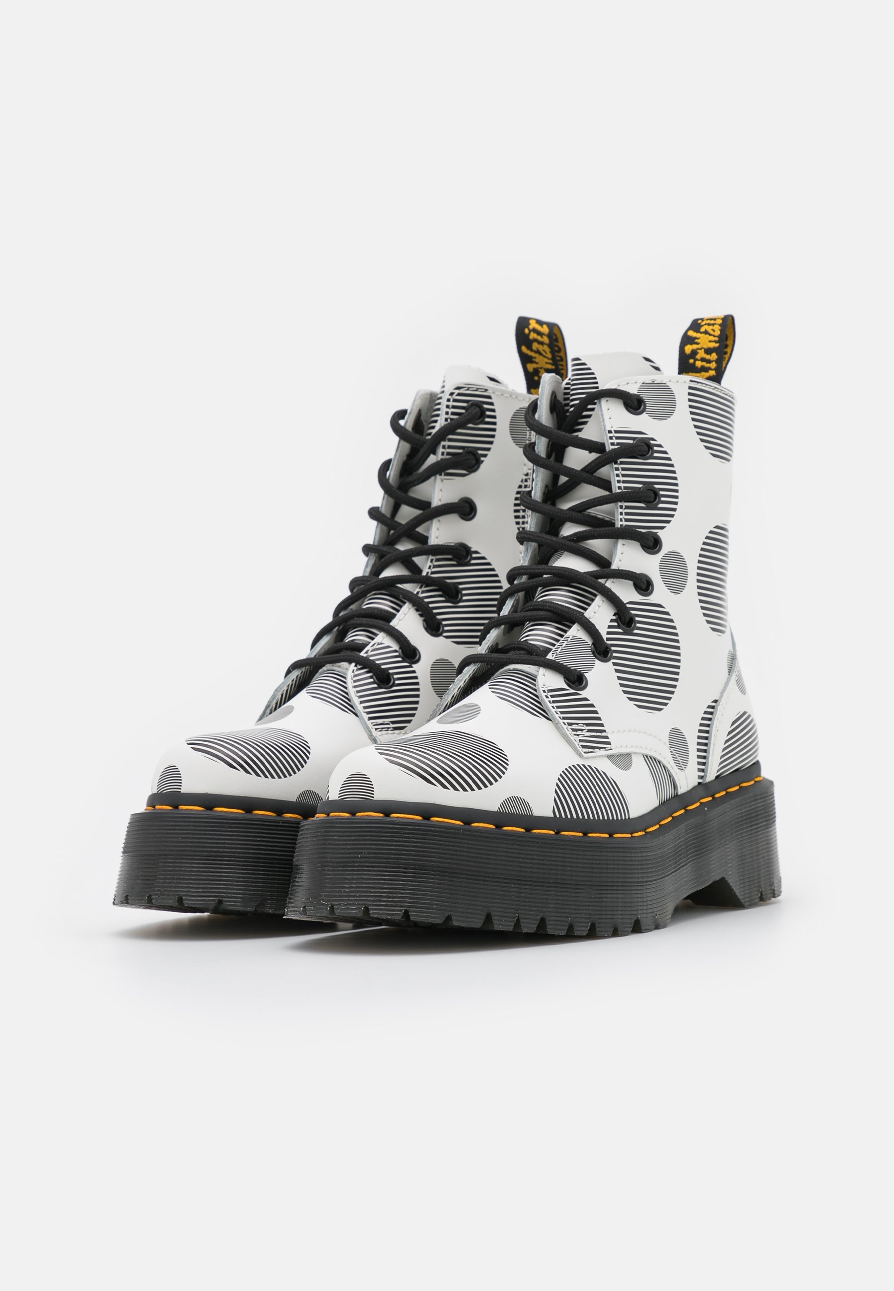 Dr. Martens JADON - Veterboots - white/black/wit - Zalando.nl