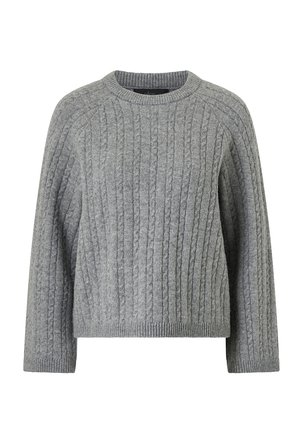Ellos Collection, PULLOVER MIT ZOPFSTRICK. - Trui - grey