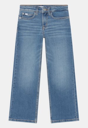 HR WIDE LEG - Jeans baggy - mid blue