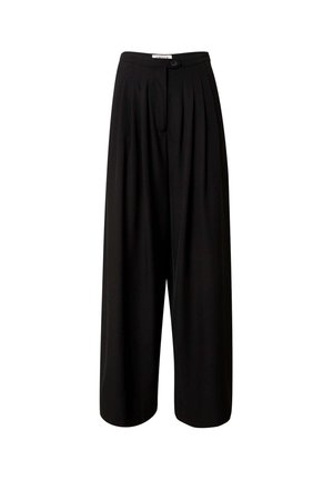 EDITED BUNDFALTEN SANDY - Stoffhose - schwarz